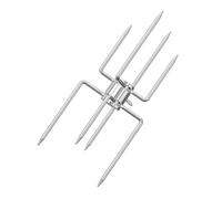 Onlyfire Double Ended 8-Prong Rotisserie Fork for Roasting Chicken, 1 Piece