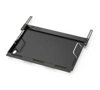 Onlyfire Flat Top Griddle Plancha for Most 3 Burner Gas Grills, Nonstick Ceramic Coated Griddle Plate with Retractable Stand for Weber, CosmoGrill, Enders, Napoleon, 47.4×37.5×2.8 cm
