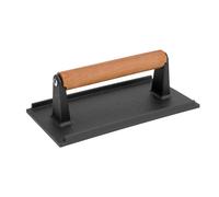 onlyfire Grill Burger Press,Cast Iron steak meat Bacon Press for Burger, Gril...