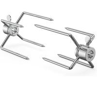 Onlyfire Metal Rotisserie Forks for 8mm Square Spit Rods, 2 Pcs