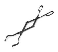 Onlyfire Outdoor Campfire Fireplace Tongs, 66cm Long, Log Grabber, Black