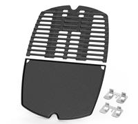 Onlyfire Set of Griddle Plate and Grill Grate for Weber Q100&1000 Series