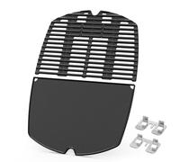 Onlyfire Set of Griddle Plate and Grill Grate for Weber Q200&2000 Series