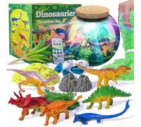ONLYFUN Dinosaur Terrarium Set for Kids - Birthday Gift for Boys Girls 4, 5, 6, 7, 8-12 Years Old, Dinosaur Toys, Craft Set, Christmas Easter gifts kids