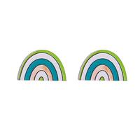 ONLYJUMP Mardi Gras Stud Earrings For Women Wooden MARDI GRAS Earrings Fleur De Lis Earrings Carnival Theme Mask Rainbow Coffee Hat Earrings Carnival Parade Holiday Earrings Gifts, L, Alloy Steel, No