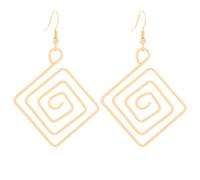 ONLYJUMP Multilayer Round Hoop Earrings for Women Personality Fashion Large Smooth Thin Metal Circle Geometric Boho Multiple Drawing Dangle Drop Statement Earrings Minimalist Jewelry Ladies Gifts, M