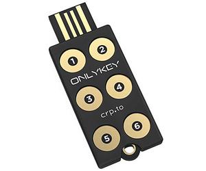 OnlyKey FIDO2 / U2F Security Key and Hardware Password Manager | Universal Two Factor Authentication | Portable Professional Grade Encryption | PGP/SSH/Yubikey OTP | Windows/Linux/Mac OS/Android