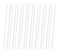 ONLYKXY 100pcs Clear Popsicle Sticks Mini Acrylic Cakesicle Stick Reusable Ice Cream for DIY Crafts Candy Cake Mold Party Plant Labels Hair Removal Stick, Transparent, 11.5x1x0.3CM/4.52x0.39x0.1inch