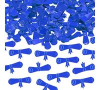 ONLYKXY 15gram Glitter Table Confetti Decor Scatter Bless Confetti Grad Party Decor for Congrats College Graduation Birthday Wedding Party Chocolate Favor Envelope Decal (Blue Diploma)