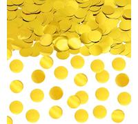 ONLYKXY 15gram Glitter Table Confetti Decor Scatter Bless Confetti Grad Party Decor for Congrats College Graduation Birthday Wedding Party Chocolate Favor Envelope Decal (Golden Round)
