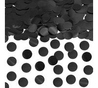 ONLYKXY 15gram Glitter Table Confetti Decor Scatter Bless Confetti Grad Party Decor for Congrats College Graduation Birthday Wedding Party Chocolate Favor Envelope Decal (Black Round)