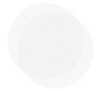 ONLYKXY 2pcs White Steamer Liners 34cm/13.38inch Round Non-stick Silicone Mesh Mat Pad for Bamboo and Metal Steamer Steamed Buns Dumplings Baking Pastry Mesh Mat