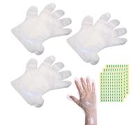 ONLYKXY 300pcs Clear Plastic Hand Gloves for Moisturizing Hand Cover Paraffin Wax Bath Liners for Hand Care Bags