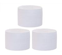 ONLYKXY 3PCS Captain Armbands 7x32.5CM/2.75x12.79inch Adjustable Leader Armband Team Sport Armband for Soccer Basketball Volleyball School Team Competition Coach Players Wrist Arm Bands (White)