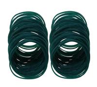 ONLYKXY Natural Rubber Bands,Soft Elastic Bands Hair Ties for Hair Braids Hair Rubber Ring (Dark Green Rubber Band 50mm 100pcs)