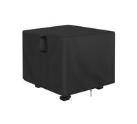 Onlyme Outdoor Gas Fire Pit Cover Square, Fire Pit Table Cover 76x76x63cm | 420D Oxford, Waterproof,Windproof, for 28 Inch Firepit Table, with Handles Vent Buckles & Drawstring