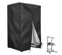 Onlyme Pull Up Bar Station Cover, Dip Station Cover for Home Gym, Dustproof Waterproof Protective for Dip Bars and Gym equipment Indoor Outdoor, 102x153x178cm
