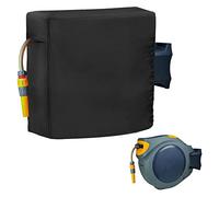 Onlyme Retractable Hose Reel Cover, 52x25x43cm | Wall Mounted, Water Hose Reel Protective Cover, For Hozelock Garden Hose and Reel