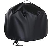 Onlyme Round Fire Pit Cover, φ52x37cm Fire Bowl Cover Waterproof with Handle and Drawstring for Solo Stove Pizza Oven/Firepit, Oxford Windproof Dustproof Protective for Camping