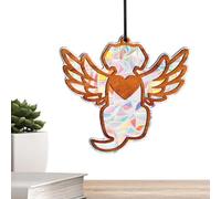 Onlynery Pet Memorial Sun Catcher - Bereavement Ornament - Sun Catcher Ornament,for Home Living Room Window Store Outdoor Patio Balcony Tree