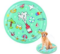 Onlynery Sprinkler Pad for Dogs - Water Play Pool Mat for Pet,Non-Slip Toddler Dogs Cats Sprinkler Pad for Playground, Outdoors, Indoors, Gym