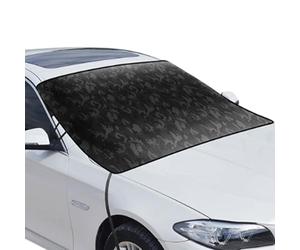 Onlynery Windscreen Cover - Waterproof Windproof Protection | Magnetic Dustproof Protective Cover for Vehicles Motorcycles Saloon Pickups SUVs Scooter Parking Travel Outdoor