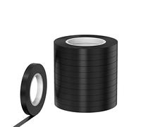 ONLYQIQIU 12 Rolls Black Curling Ribbons for Gift Wrapping Crafting, 5mm Balloon Ribbon Balloon String for Christmas Wedding Birthday Party Decorations 10m/Roll (Black Curling Ribbon)