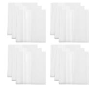 ONLYQIQIU 12PCS Men's Handkerchiefs Cotton Large, 40CM White Gents Hankies Set Soft Pocket Square Hankies for Men, Suitable for Daily use, Business, Wedding, Celebration, Prom, Party