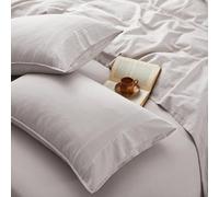 ONLYSET 4Pcs Pure Linen Sheets King Size, 100% French Linen from Normandy, Breathable & Durable Natural Linen Color King Sheet Set with 16 Inch Deep Pocket, 1 Flat Sheet, 1 Fitted Sheet, 2 Pillowcases