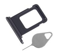 OnlyTech - Black SIM tray with extractor for iPhone 15 and 15 Plus
