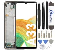 OnlyTech - Complete LCD Screen with Assembled Frame Replacement for Samsung Galaxy A33 (SM-A336B) with 15 Tools Repair Kit