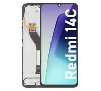 OnlyTech - Complete LCD Screen with Assembled Frame Replacement for Xiaomi Redmi 14C / Poco M7 5G