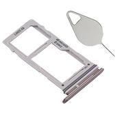 OnlyTech - Dual SIM card tray and micro SD memory card compatible with the Samsung Galaxy S10 SM-G973 black + removal tool