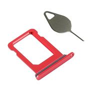 OnlyTech - iPhone 12 Mini Red - Replacement SIM Card Tray - With Seal Installed + Removal Tool