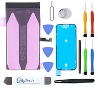 OnlyTech - Premium Replacement Battery for iPhone 15 Plus - 4383mAh, identical quality - Kit 12 Professional Tools and Screen Adhesive Included