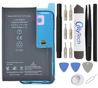 OnlyTech - Premium Replacement Battery for iPhone 16 Pro Max - Capacity 4685mAh, Same Quality (TI Chip) - Kit 15 Tools and Screen Adhesive Included