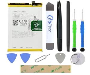 OnlyTech - Premium Replacement Battery for Oppo A54S / A54 5G / A16 / A16S / A54S / A74 5G / A53 / A53S - 5000mAh - Same Quality as BLP805 with 10 Tools Repair Kit