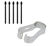 OnlyTech - Set of 5 Replacement S-Pen Stylus Tips Compatible with Samsung Galaxy Tab S6, Tab S6 Lite and Tab S7 - Black