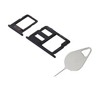 OnlyTech - SIM card tray and micro SD memory card compatible with the Samsung Galaxy J5 2017 SM-J530 black + removal tool