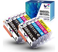 ONLYU PGI-580XXL CLI-581XXL Ink Compatible with PGI-580 CLI-581 Ink Cartridge C