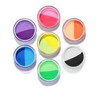 ONMAY Water Activated Eyeliner, UV Light Colour, light Glow, 14 Hydro Eyeliner with Retro Graphics in Bright Colours, Body Painting, Halloween Makeup (14Co