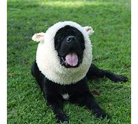 Onmygogo Funny Reideer Pet Costumes for Dog, Cute Furry Pet Wig for Halloween Christmas, Pet Clothing Accessories (Sheep, Size L)