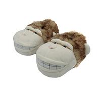 Onmygogo Fuzzy Winter Animal Slippers for Men and Women, Monkey, UK size 9-11