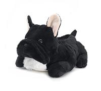 Onmygogo Fuzzy Winter Indoor Animal Slippers for Men, BullDog slippers for Adult Men and Women(UK size 9-11, French bulldog)