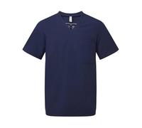 ONNA BY PREMIER Limitless Stretch Scrubs Men Tunic, 4-Way Stretch for Easy Movement, Breathable Fabrics, Recycled Polyester, V-Neck Style with Left Check Pocket, Colour Navy Size 2XL
