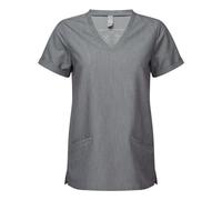 Onna Womens/Ladies Invincible Stretch Work Tunic (L) (Dynamo Grey)