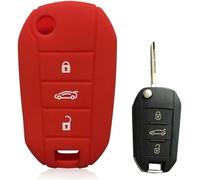 ONNAT Silicone Key Case Car Lock Key Cover,for Opel Corsa D F A Grandland X Crossland Combo C Case for Citroen C4 Cactus C5