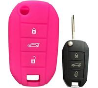 ONNAT Silicone Key Case Car Lock Key Cover,for Opel Corsa D F A Grandland X Crossland Combo C Case for Citroen C4 Cactus C5