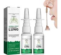 OnNature Organic Herbal Lung Cleanse & Repair Nasal Spray PRO,Herbal Lung Cleansing Spray,Lung Detox Herbal Cleanser Spray for Smokers Clear Nasal Congestion (2pcs)