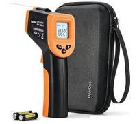 OnniOne Infrared Thermometer for Cooking, Laser Thermometer Gun for Blackstone Pizza Oven, -58℉~932℉ Non Contact Temperature Gun with Carrying Storage Case, LCD Backlit (NOT for Human)